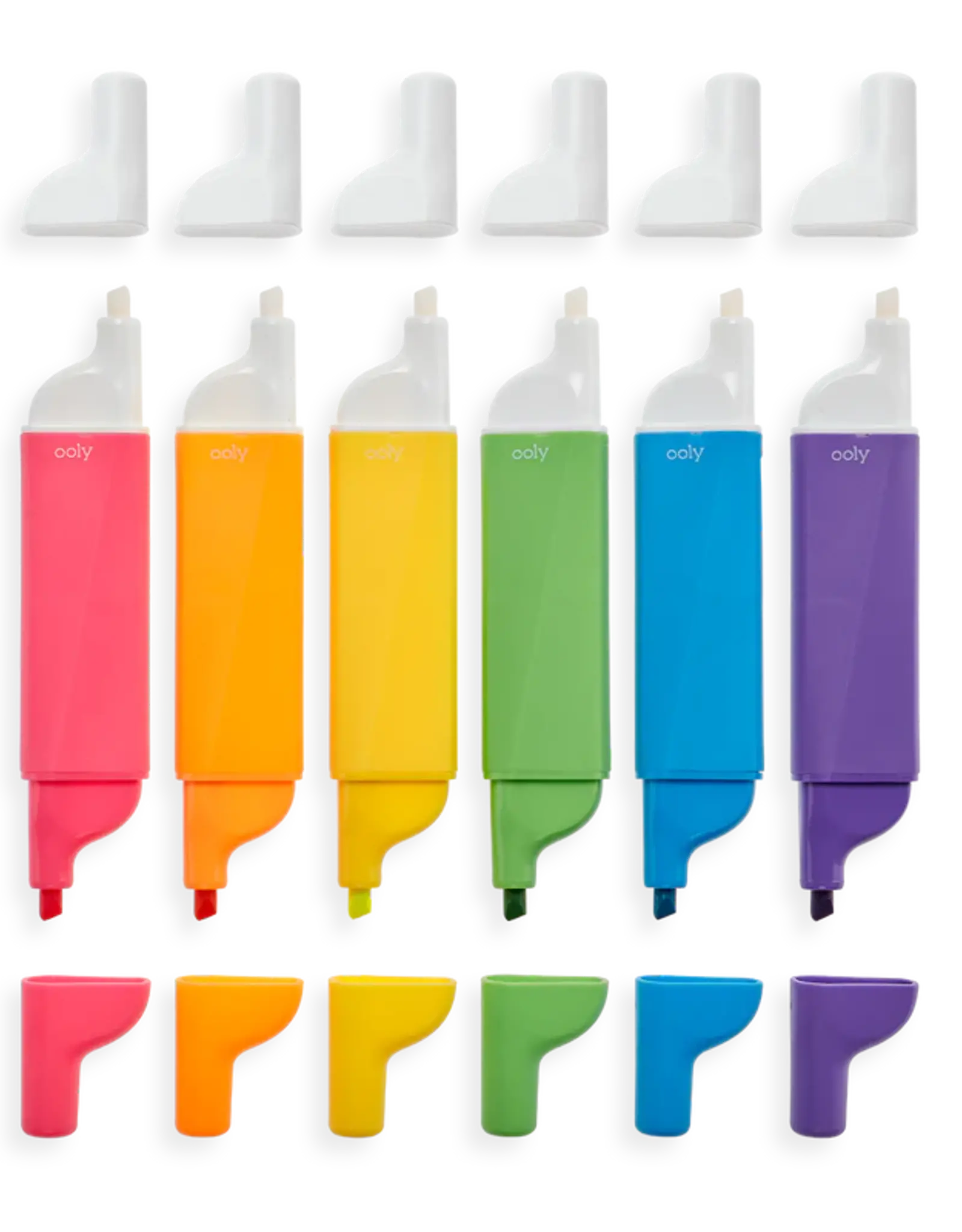Ooly Do-Overs Erasable Highlighters - Set of 6
