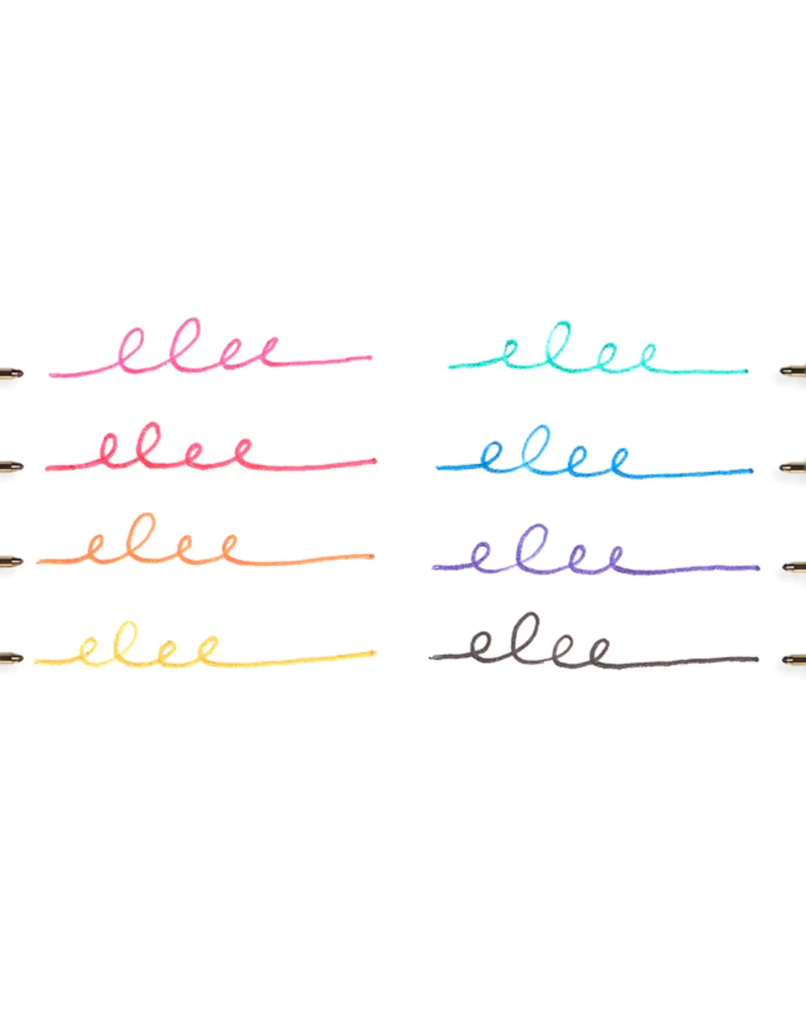 Ooly Radiant Writers Glitter Pens: Set of 8