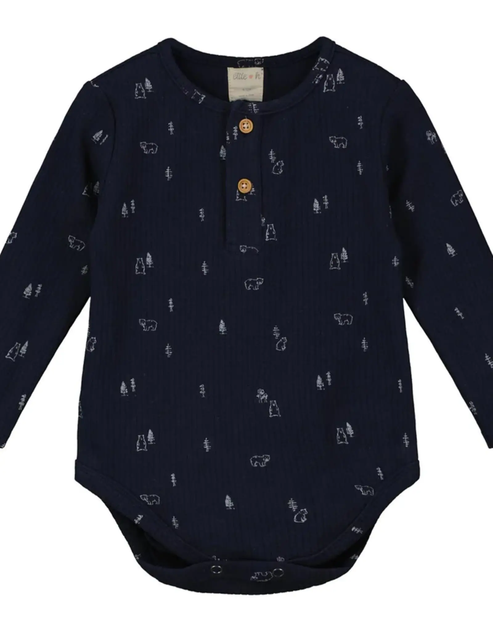 Ettie + H Kytto Jersey Onesie (Navy) -  9-12 Months