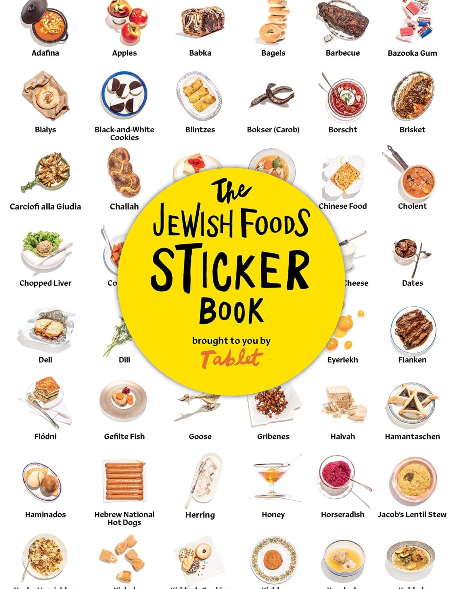 Workman Publishing Sticker Book: The Jewish Foods
