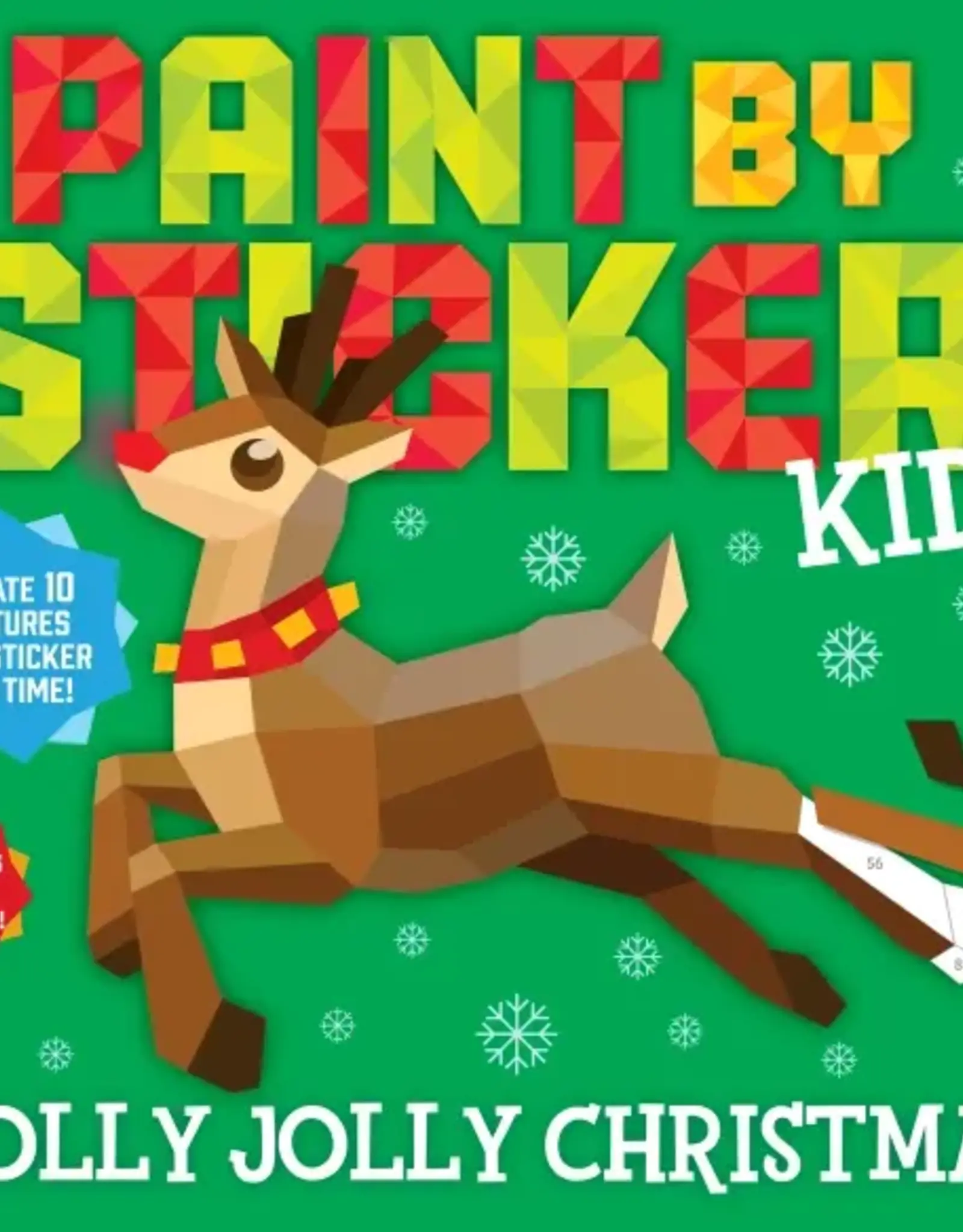 Workman Publishing Paint by Sticker Kids: Holly Jolly Christmas