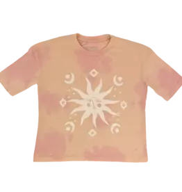 Tiny Whales 7YO Girl Super Tee: Sun And Moon