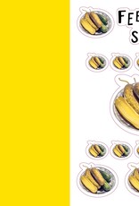 Workman Publishing Sticker Book: The Jewish Foods