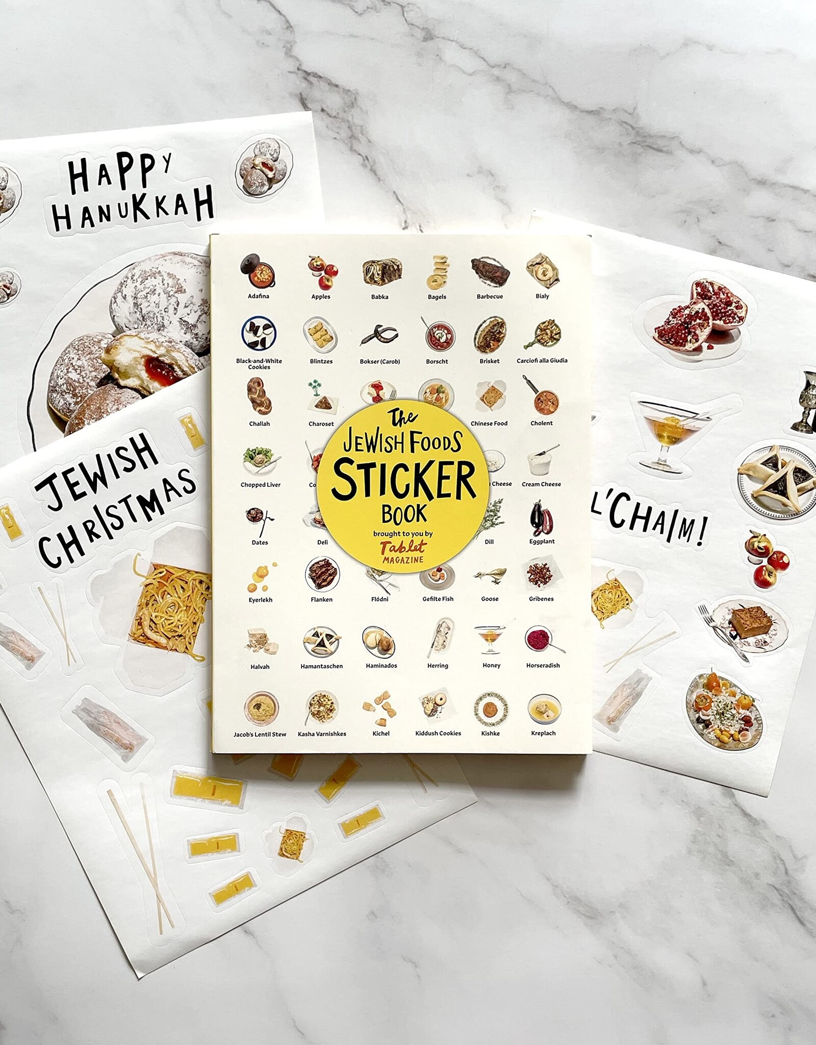 Workman Publishing Sticker Book: The Jewish Foods