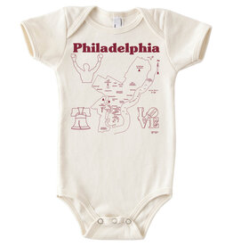MapTote 3-6MO: One Piece - Philadelphia