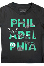 MapTote 2T: T-Shirt - Philadelphia Font