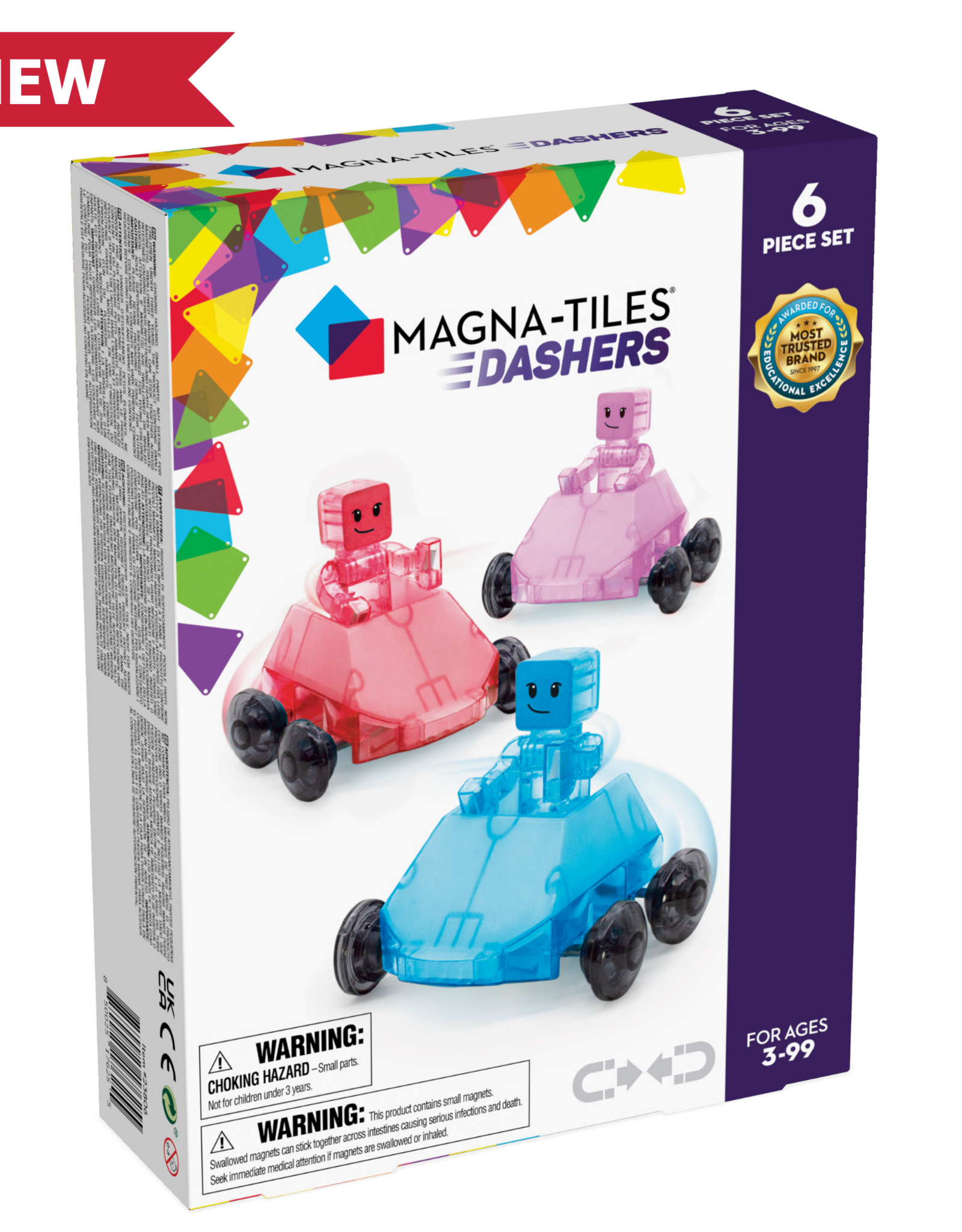 Magna-Tiles Magna-Tiles: Dashers 6-Piece Set