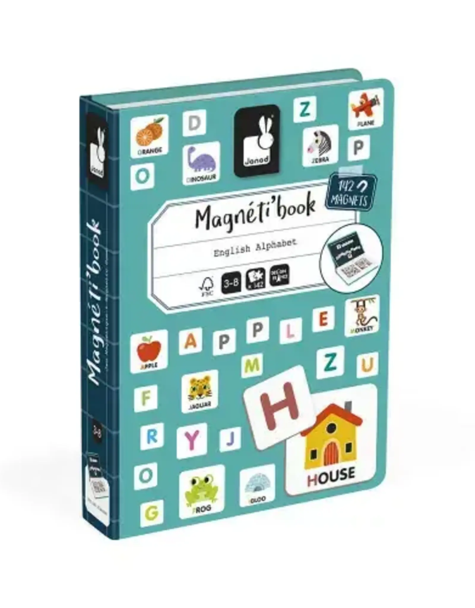 Janod Magnetibook English Alphabet