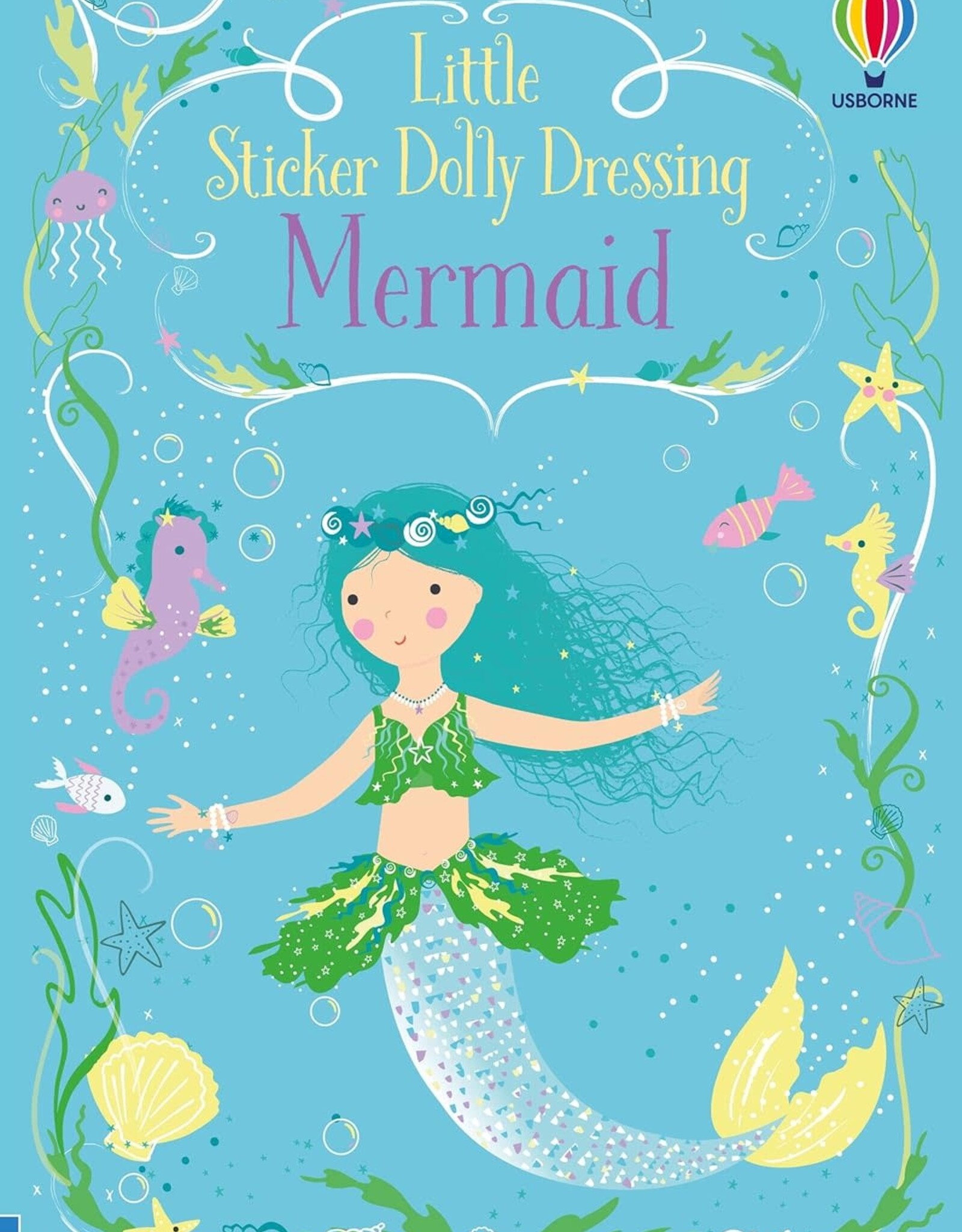 Usborne Little Sticker Dolly Dressing Mermaids