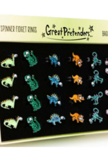 Creative Education Spinner Fidget Rings: Dinosaur