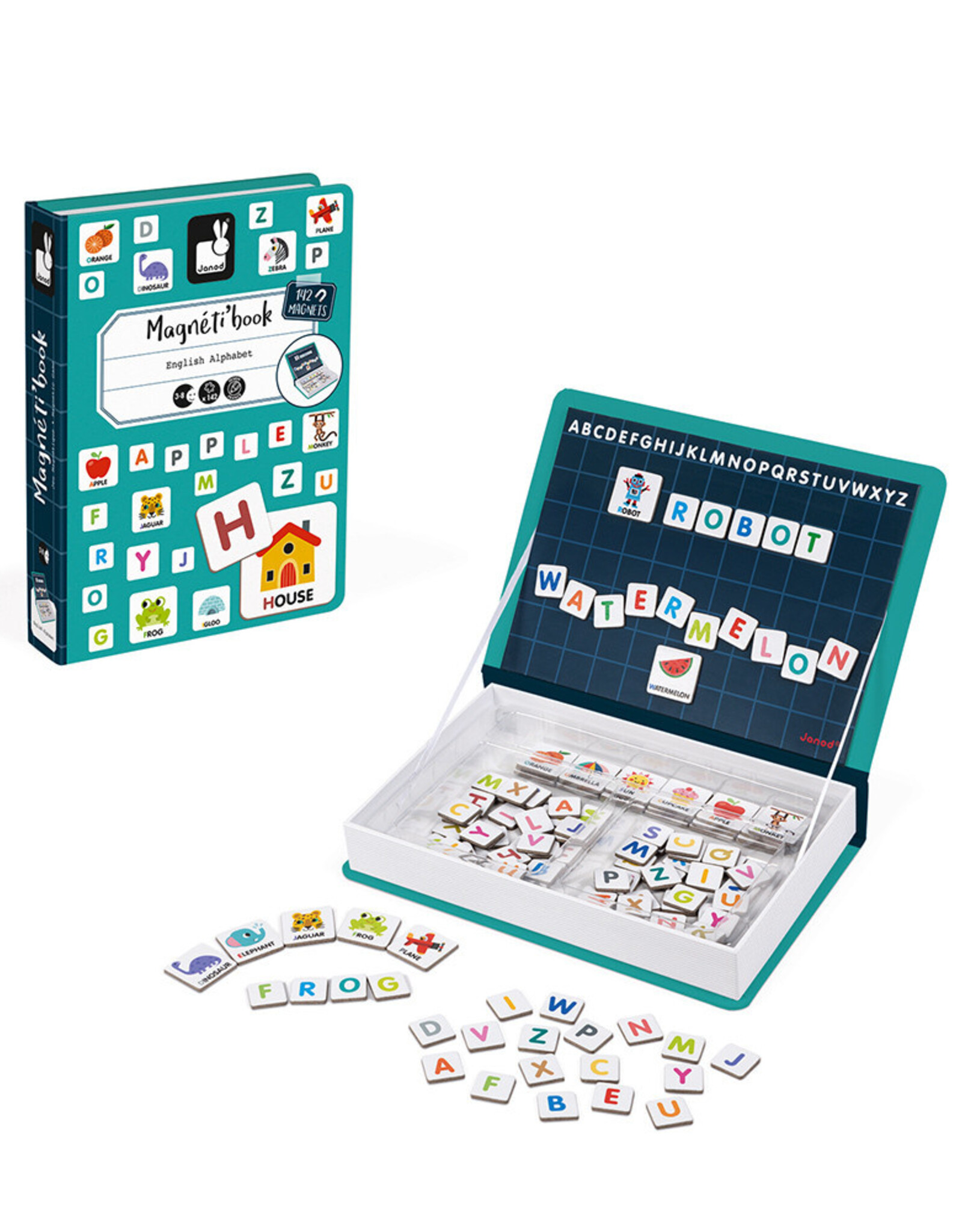 Janod Magnetibook English Alphabet