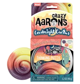 Crazy Aaron's Putty World Thinking Putty Tin 4": Goodnight Cactus