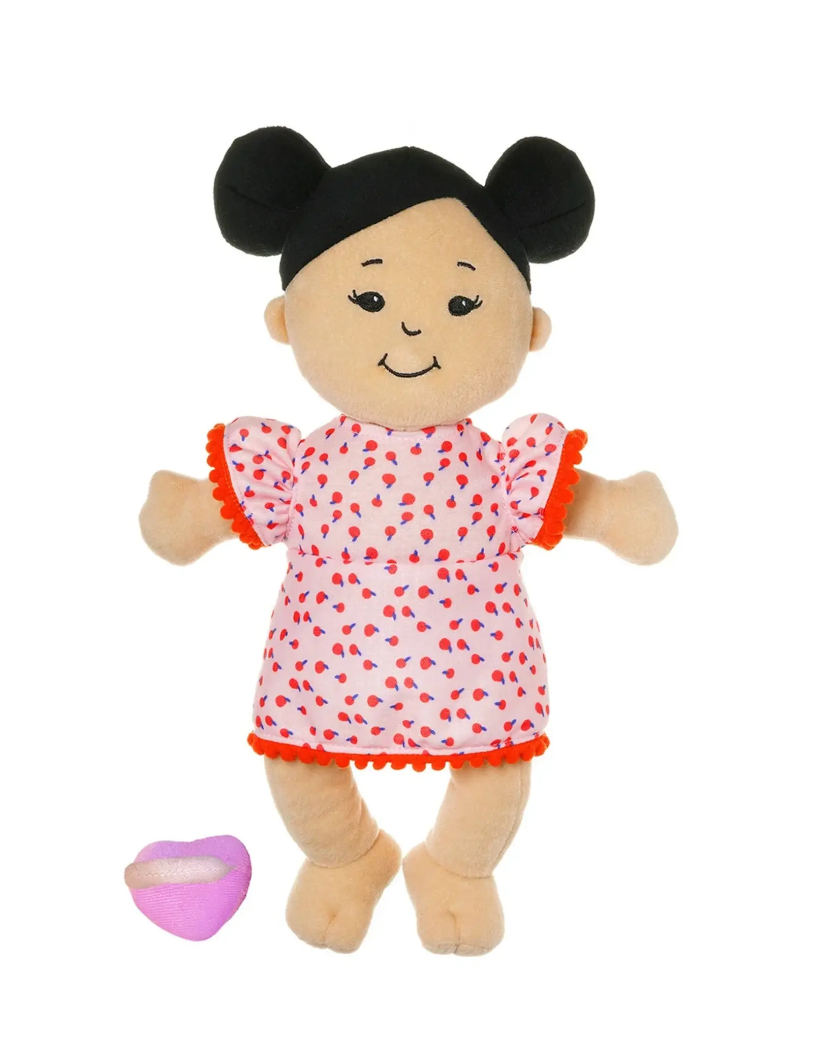The Manhattan Toy Company Wee Baby Stella Light Beige with Black Buns