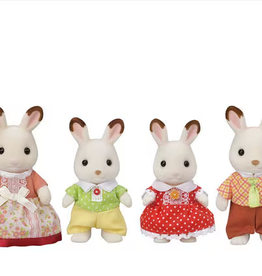 Epoch Everlasting Play Chocolate Rabbit Family