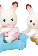 Epoch Everlasting Play Chocolate Rabbit Twins