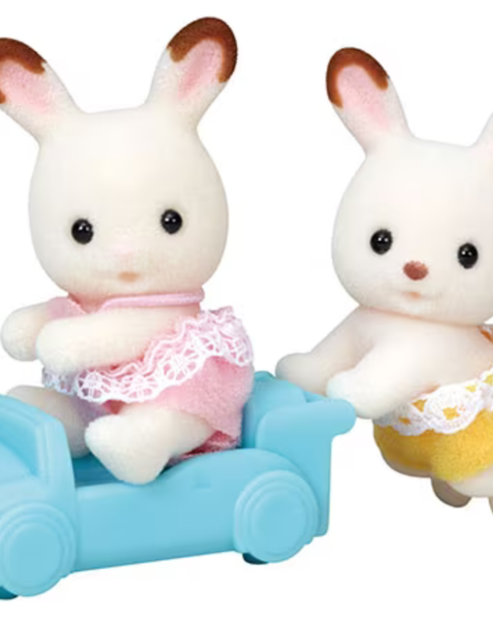 Epoch Everlasting Play Chocolate Rabbit Twins