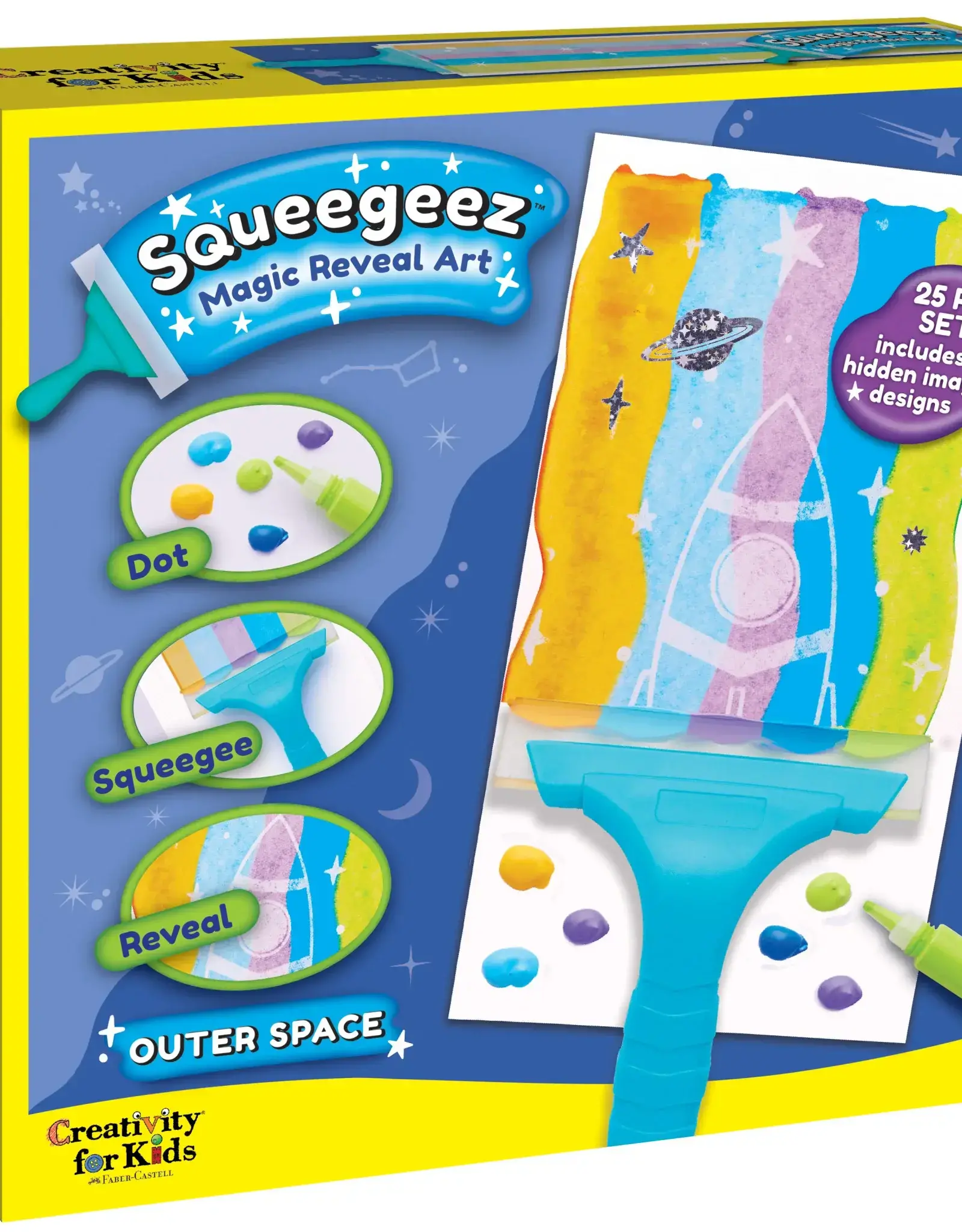 Faber-Castell Magic Reveal Squeegee Art - Outer Space