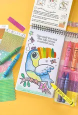 Bright Stripes Art On the Go! Collage Safari Jungle