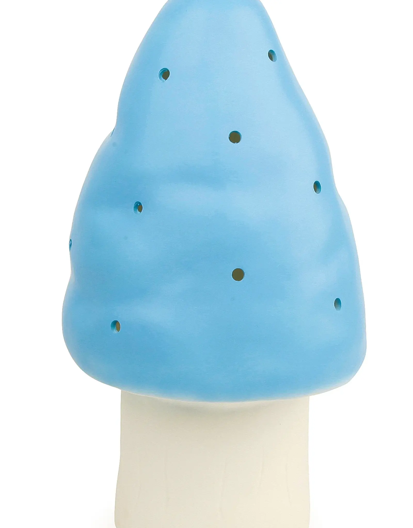 Hotaling Lamp: Small Mushroom Blue w/Plug