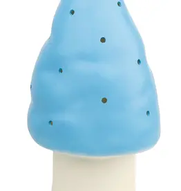 Hotaling Lamp: Small Mushroom Blue w/Plug