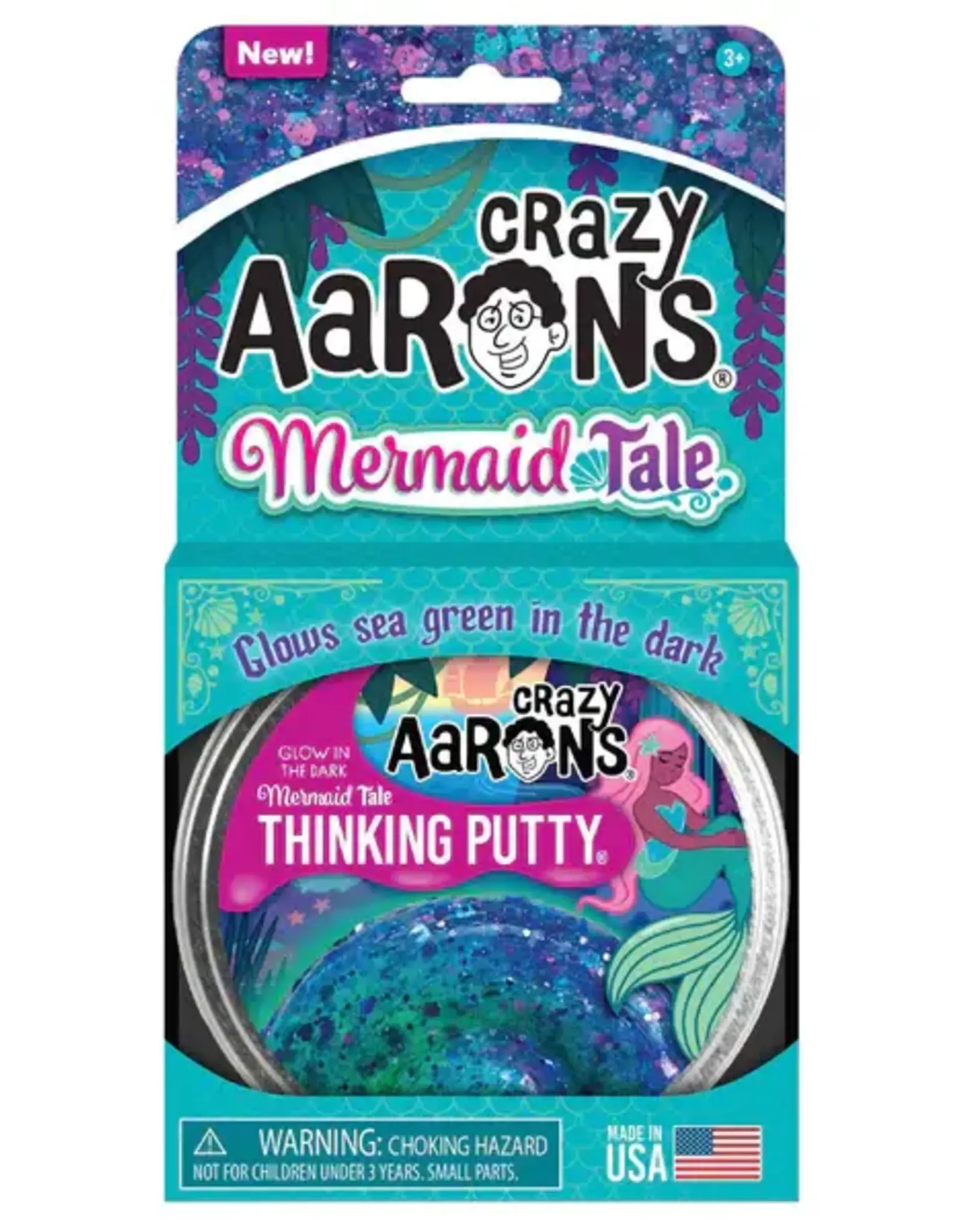 Crazy Aaron's Putty World Hypercolor: Mermaid Tale 4"