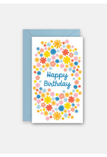 Rock Paper Scissors Enclosure Card: Mini Floral Bday
