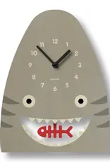 Modern Moose Shark Pendulum Clock - Wood