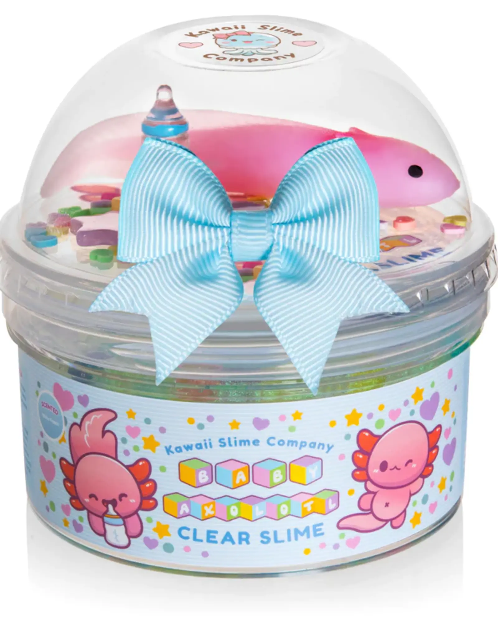 Kawaii Slime Company Baby Axolotl Clear Slime