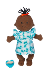 The Manhattan Toy Company Wee Baby Stella Brown with Black Wavy Tuft