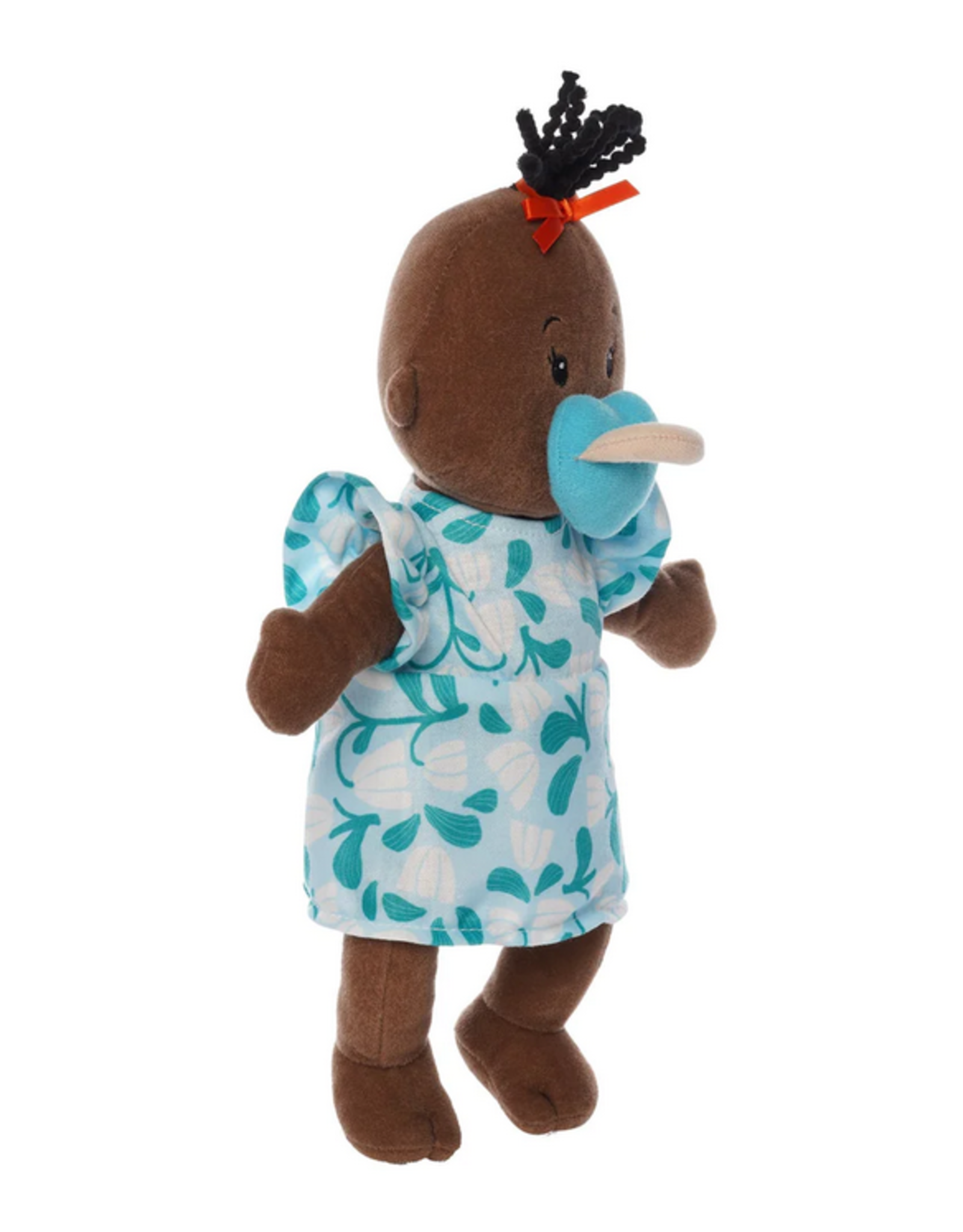The Manhattan Toy Company Wee Baby Stella Brown with Black Wavy Tuft