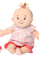 The Manhattan Toy Company Wee Baby Stella Doll Peach Boy Doll with Brown Hair