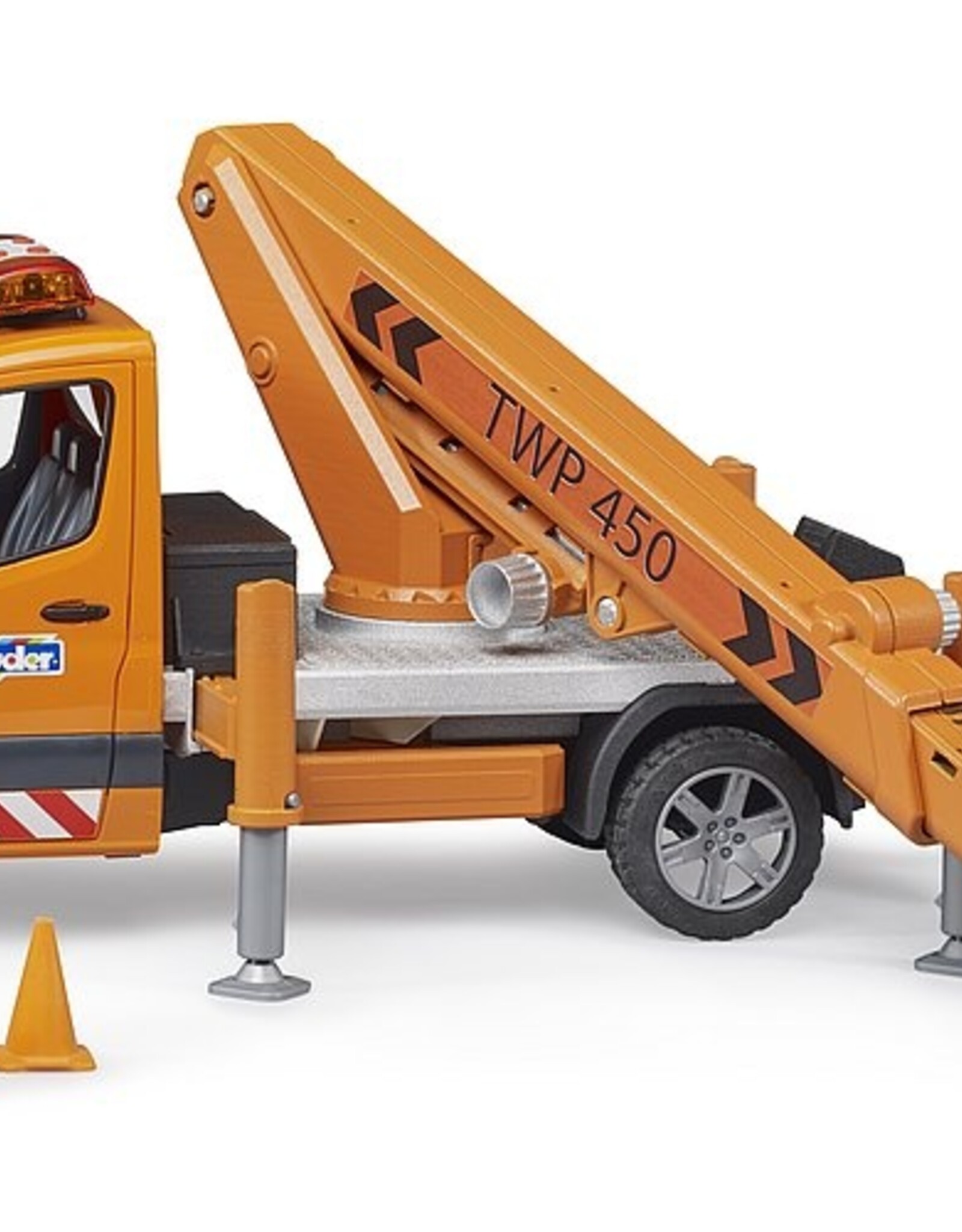 Bruder MB Sprinter Service Truck w/ Crane and Man Basket