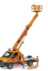 Bruder MB Sprinter Service Truck w/ Crane and Man Basket