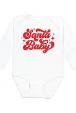 Wink 3-6MO: Santa Baby Christmas Long Sleeve Bodysuit