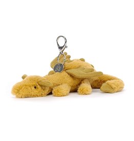 Jellycat Golden Dragon Bag Charm