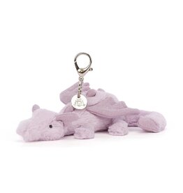 Jellycat Lavendar Dragon Bag Charm