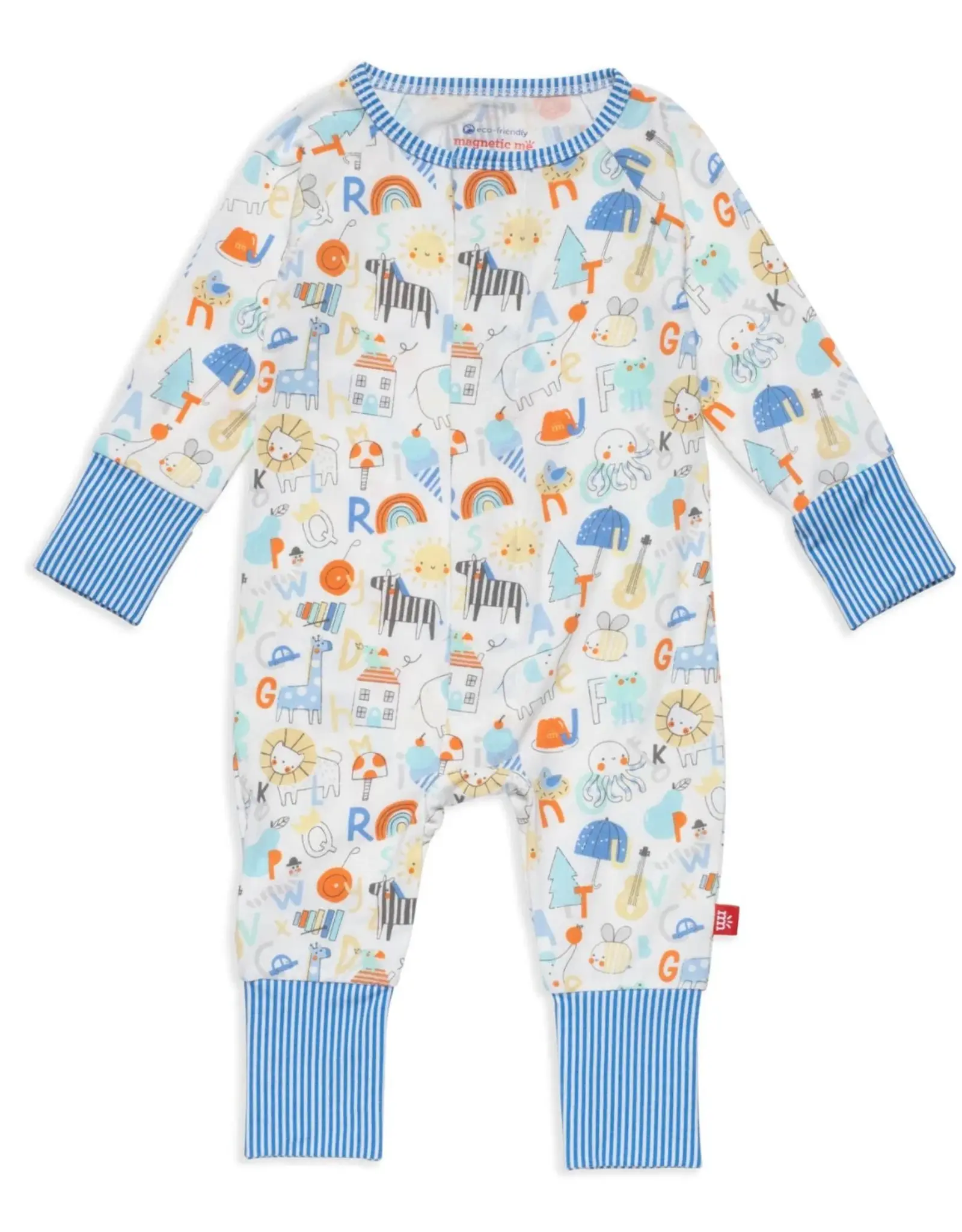 Magnetic Me 9-12MO: Alpha Pop Coverall