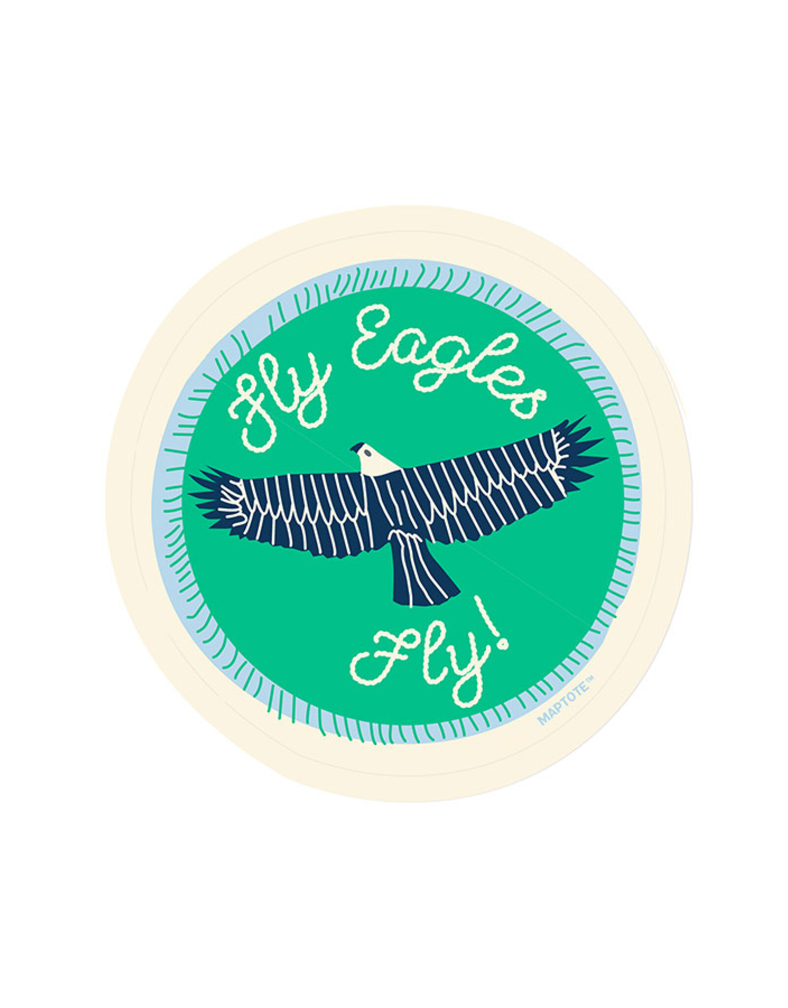 MapTote Sticker: Philadelphia Fly Eagles Fly