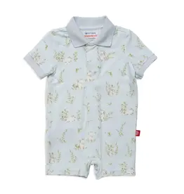 Magnetic Me 18-24MO: Blue Hop Romper