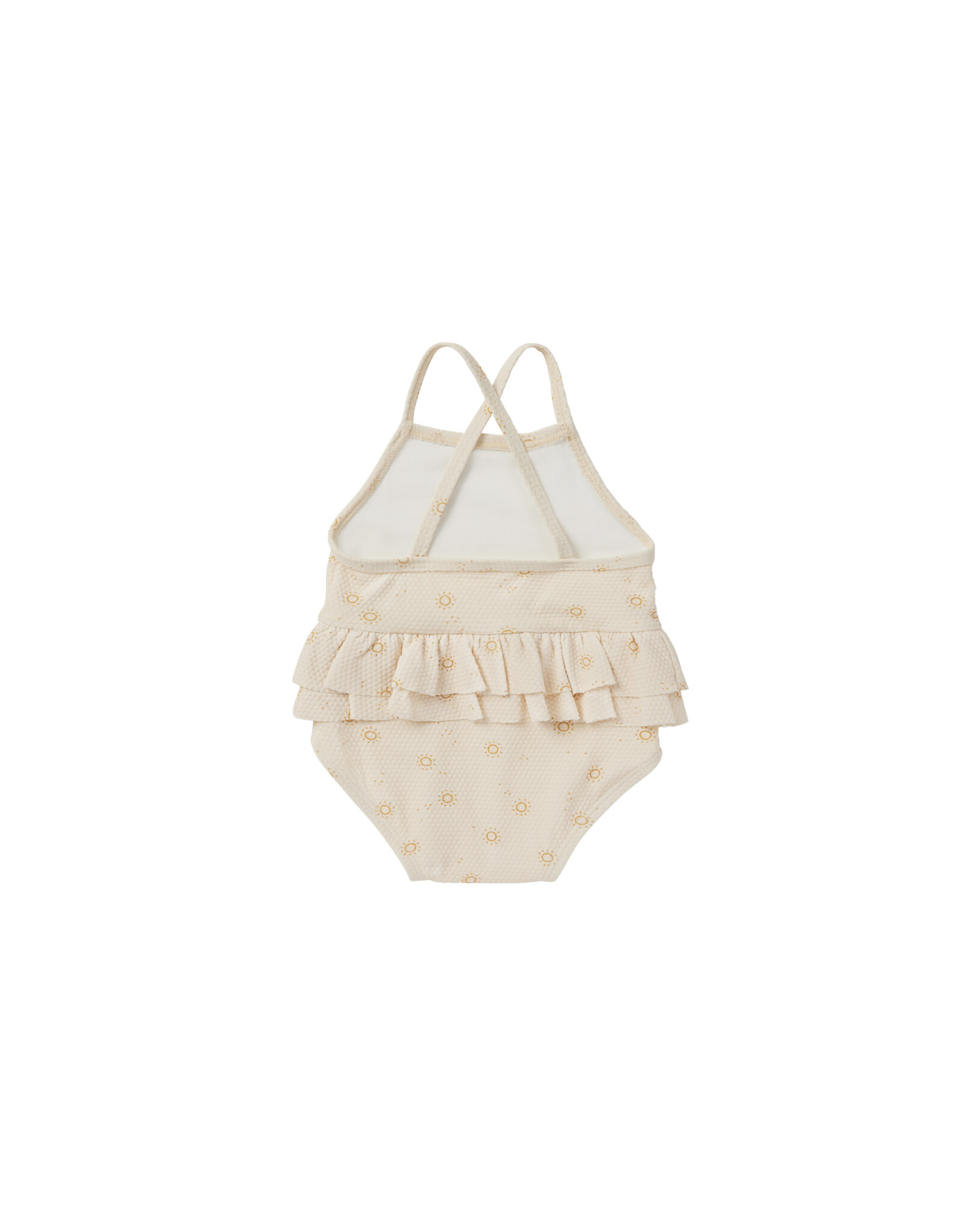 QuincyMae 6-12MO: Ruffled One-Piece Swimsuit - Suns