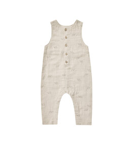 Rylee+Cru 6-12mo: Button Jumpsuit - Turtles