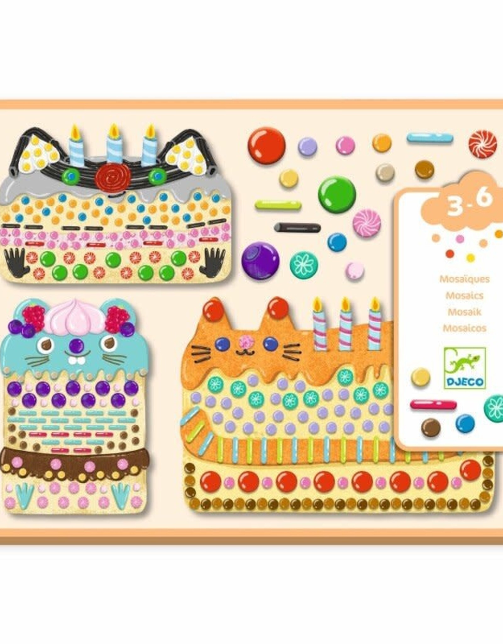 Djeco Cakes & Sweet Collage Craft Kit