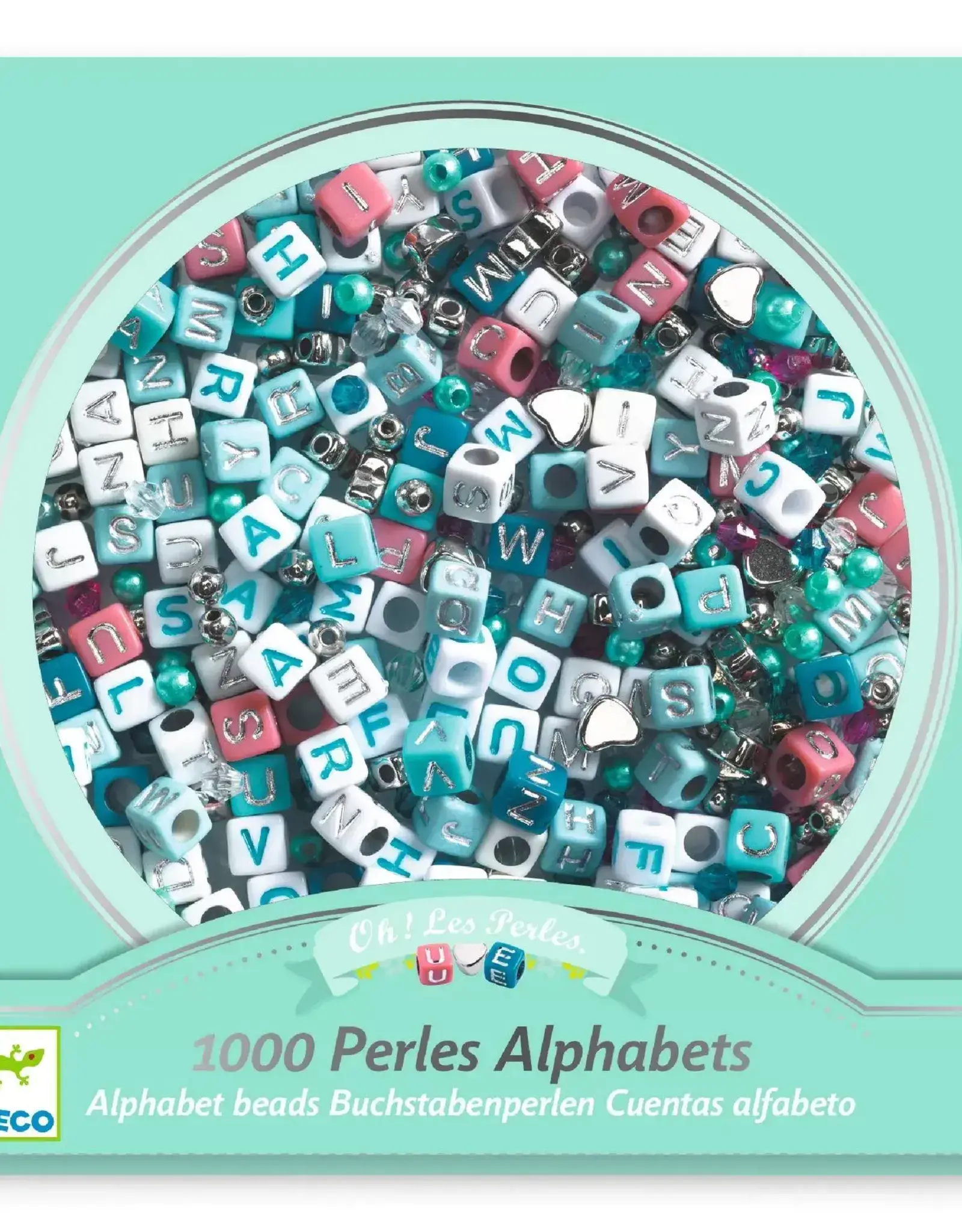 Djeco Alphabet Beads - Silver