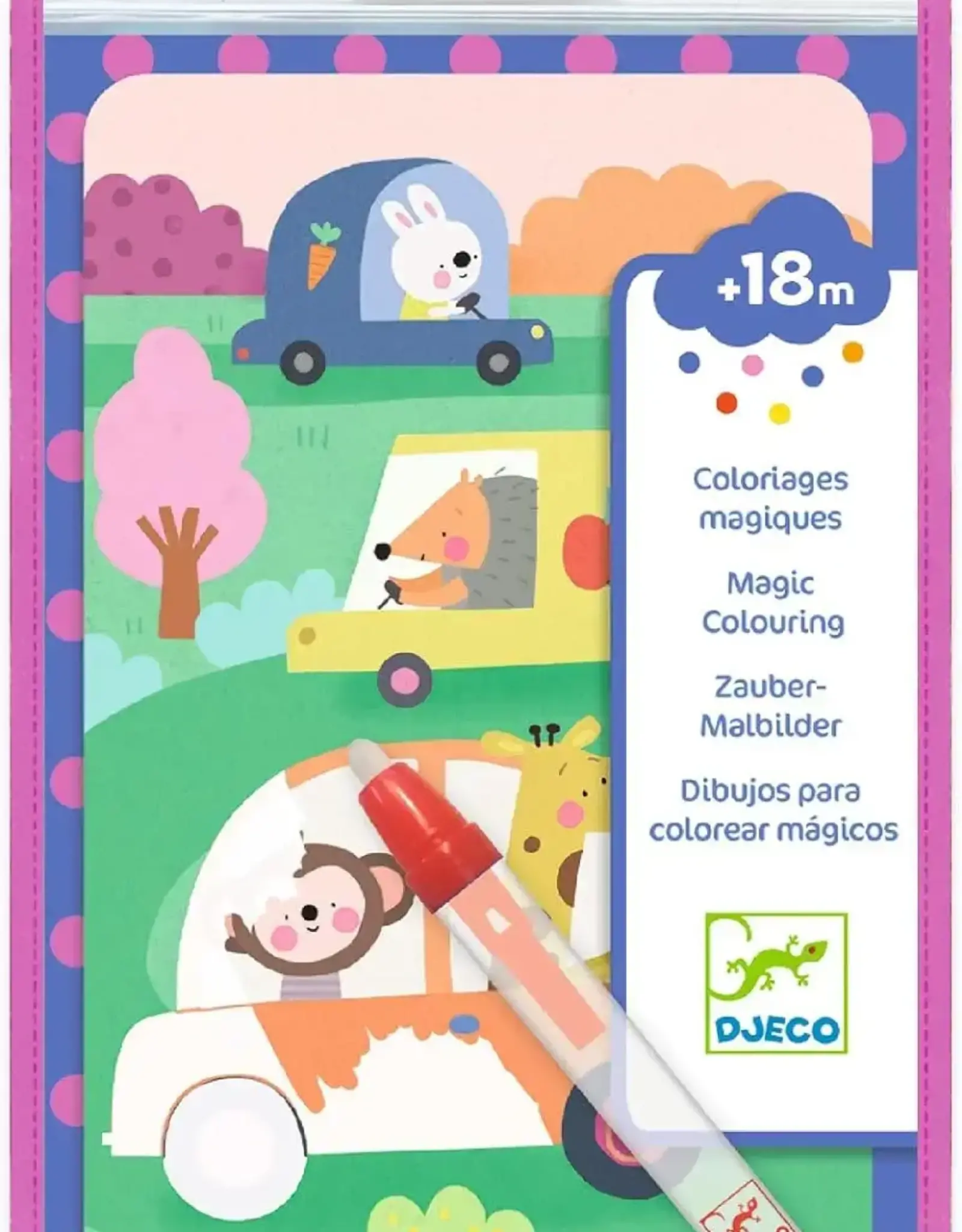 Djeco PG On the Road Magic Coloring