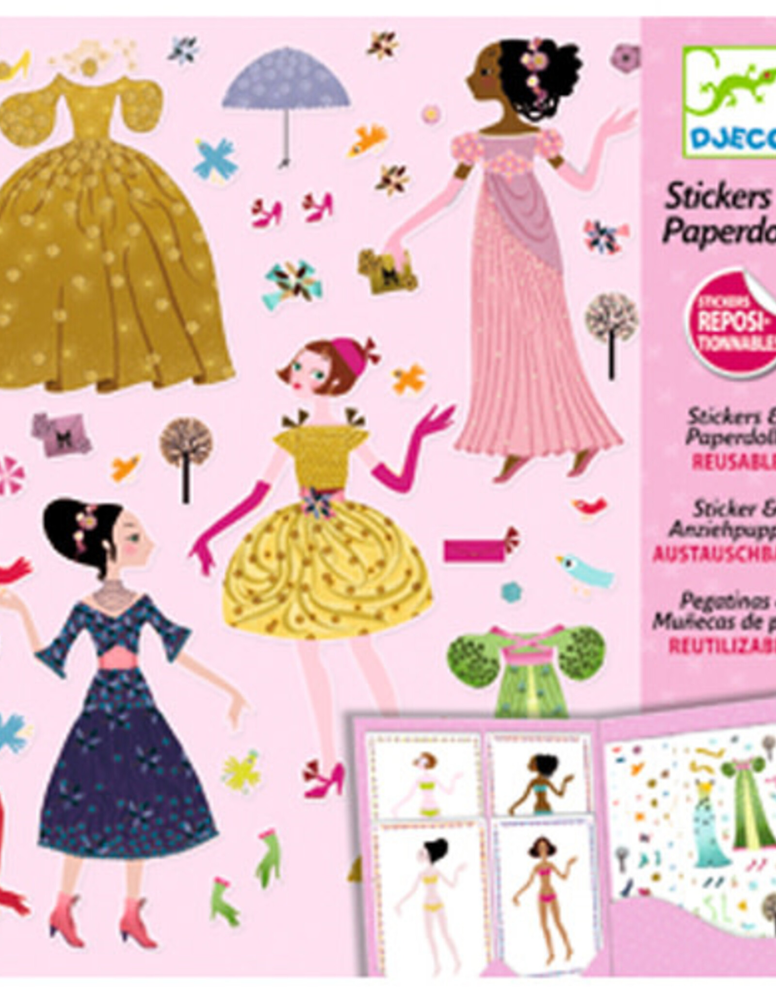 Djeco PG Paper Dolls Dresses-Seasons