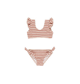 Rylee+Cru 6-7YO: Ojai Bikini - Pink Stripe