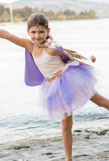 Creative Education Super-Duper Tutu/Cape/Mask, Metallic Rose/Lilac Size 4-6