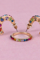 Creative Education Boutique Chic Rockin' Rhinestone Earrings & Ring Set