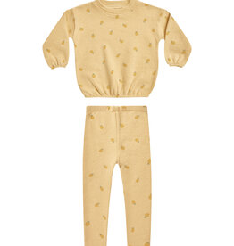 Rylee+Cru 2-3YO: Spongey Knit Set - Pineapple