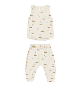 Rylee+Cru 0-3MO: Tank + Slouch Pant Set - Surf Buggy